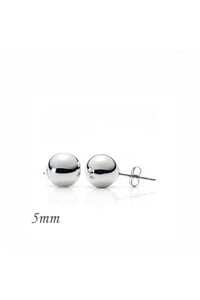 Gümüş Top Küpe - 5 mm  EA1160220MR