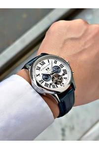 Otomatik Lacivert Renk Çelik Kasa Erkek Kol Saati G11615MR