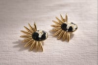 Nora 14K Gold Işıltılı Küpe