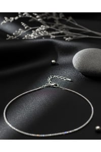 Pırlanta Işıltısı Minimalist Gümüş Set Silver