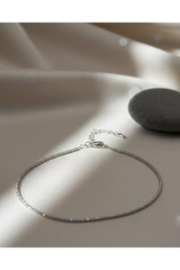 Pırlanta Işıltısı Minimalist Gümüş Set Silver
