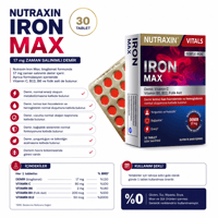  Iron Max 17 Mg 30 Tablet - Gentle Iron, Vitamin C, B12, B6, Folik Asit