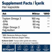 Ocean Plus Omega 3 Balık Yağı 60 Kapsül