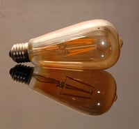 Dekoratif Rustik Bohem Led Ampul - E27 Duy - 6w -Sarı Güçlü Loş Işık (1 adet)