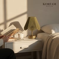 Rosalinda Modeli - Yeşil Çiçek Şeklinde Kablosuz Pilli Masa & Gece Lambası