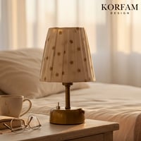 Yıldız İşlemeli Kumaş Masa & Gece Lambası