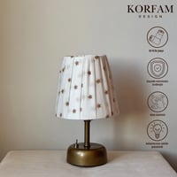 Yıldız İşlemeli Kumaş Masa & Gece Lambası