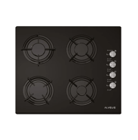 Alveus GLS 640 Siyah Cam Ankastre Ocak