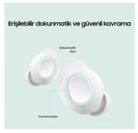 Samsung Galaxy Buds FE Kablosuz True Wireless Kulaklık, Koyu Gri