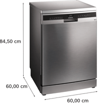 Siemens SN23EI62KT 5+1 Programlı Home Connect Inox Bulaşık Makinesi