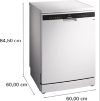 Siemens SN23EW62KT 5+1 Programlı Home Connect Beyaz Bulaşık Makinesi