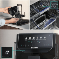 SİEMENS TP551E19 EQ500 iAroma Piyano Siyah Otomatik Kahve Makinesi