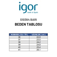 Igor Bari Kadın Parmak Arası Terlik - Siyah S10364-002