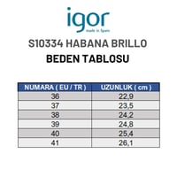 Igor Habana Brillo Kum Rugan Kadın Terlik S10334-100