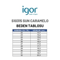 Igor Sun Caramelo Çocuk Terlik - Fildişi Karamel S10315-079