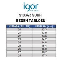 Igor Surfi Çocuk Kum Sandalet S10343-100