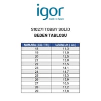 Igor Tobby Solid Çocuk Fildişi Sandalet S10271-079
