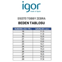 Igor Tobby Zebra Kız Çocuk Sandalet - Rosa S10373-383