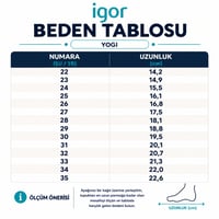 Igor Yogi Borreguito Çocuk Kürklü Yağmur Çizmesi - Sarı W10306-008