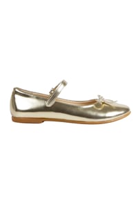 Paqpa Isola Kız Çocuk Soft Tabanlı Altın Babet AB2012-06