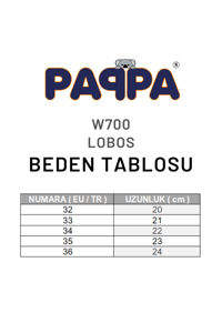 Paqpa Lobos Kız Çocuk Desenli Bot Siyah Lila W700-02