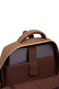 qp Maderia Unisex Açık Kahve Laptop Bölmeli Sırt Çantası QP1003-04