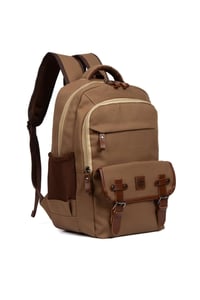 qp Maderia Unisex Açık Kahve Laptop Bölmeli Sırt Çantası QP1003-04