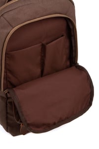 qp Maderia Unisex Mokka Laptop Bölmeli Sırt Çantası QP1003-01