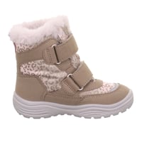 Superfit Crystal Kız Çocuk Su Geçirmez İçi Kürklü Gore-Tex Bot - Bej Leopar 009091-4020