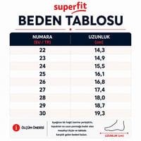 Superfit Happy Octi Çocuk Füme Keçe Panduf Tilki 006295-4700