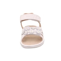 Superfit Sparkle Kız Çocuk Sandalet Çiçekli - Açık Krem 009019-1000