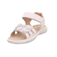 Superfit Sparkle Kız Çocuk Sandalet Çiçekli - Açık Krem 009019-1000
