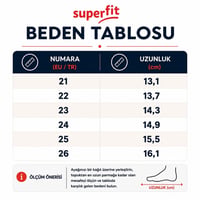 Superfit Spotty Çocuk Panduf Dinozor Desenli - Lacivert 009246-8210