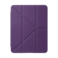 PS iPad A16 / 10.9 (10. nesil) Tri Folding Standlı Kılıf - Mor