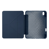 PS iPad A16 / 10.9 (10. nesil) Tri Folding Standlı Kılıf - Lacivert