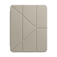 PS iPad A16 / 10.9 (10. nesil) Tri Folding Standlı Kılıf - Bej