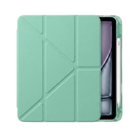 PS iPad Air 11 inç (M4)/(M3)/(M2) Tri Folding Standlı Kılıf - Yeşil