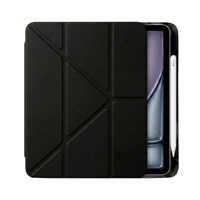 PS iPad Air 11 inç (M4)/(M3)/(M2) Tri Folding Standlı Kılıf - Siyah