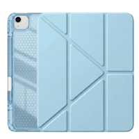 PS iPad Air 13 inç (M4)/(M3)/(M2) Tri Folding Standlı Kılıf - Turkuaz