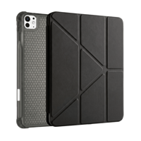 PS iPad Pro 11 inç (M5)/(M4) Tri Folding Standlı Kılıf - Siyah