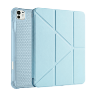 PS iPad Pro 11 inç (M5)/(M4) Tri Folding Standlı Kılıf - Turkuaz