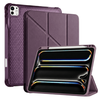 PS iPad Pro 13 inç (M5)/(M4) Tri Folding Standlı Kılıf - Damson