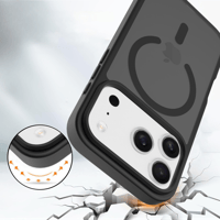 PS iPhone 17 Pro Mist Serisi Magsafe Kılıf - Siyah