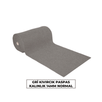Gri Kıvırcık Paspas 14mm Normal