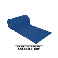 Mavi Kıvırcık Paspas 12mm Light