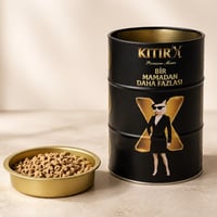KıtırX Premium Kedi Maması - 500 Gr. - Taşınabilir Kapaklı Mama Kabı Hediyeli