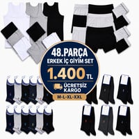 48 Parça Erkek iç Giyim Set 