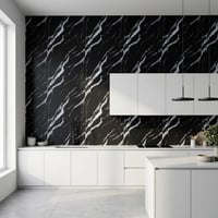 120 Cm x 280 Cm Duvar Paneli,salon,duvar,tv Ünitesi-Siyah Mermer Desen