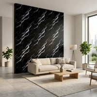 120 Cm x 280 Cm Duvar Paneli,salon,duvar,tv Ünitesi-Siyah Mermer Desen