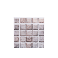 30X30 cm Kendinden Yapışkanlı Duvar,banyo,tezgah Arası Kaplama Kare Taş Desenli